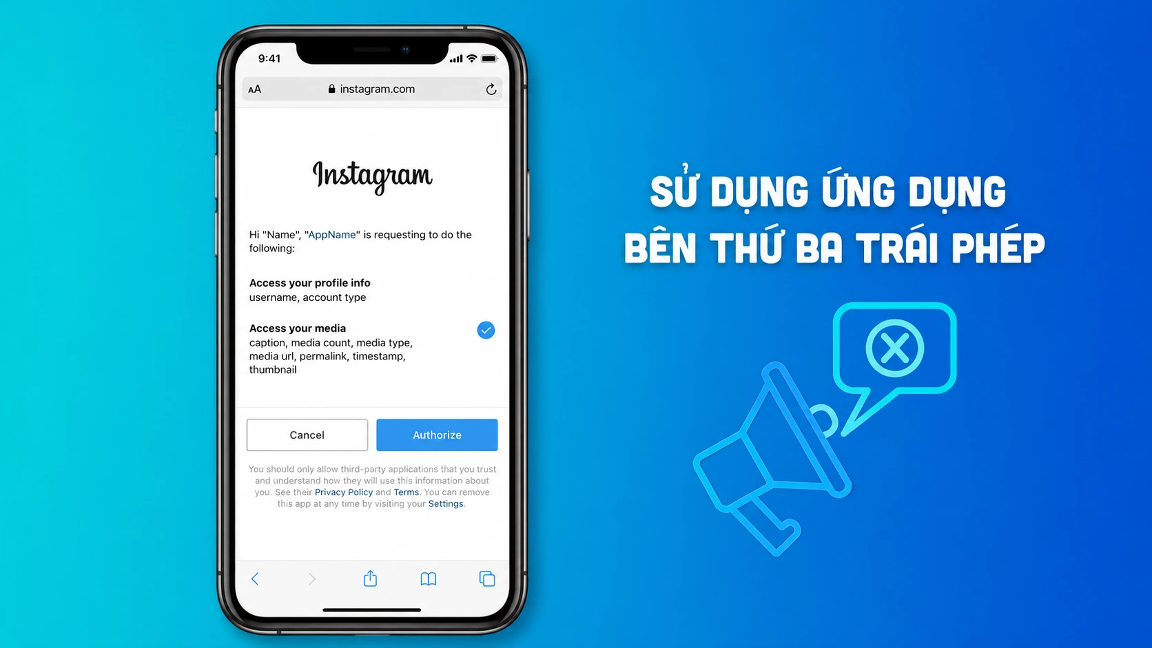 Instagram bị đình chỉ 